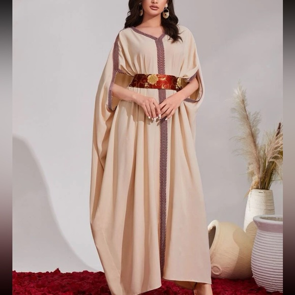 SHEIN manna floral print dolman sleeve kaftan - Picture 5 of 5